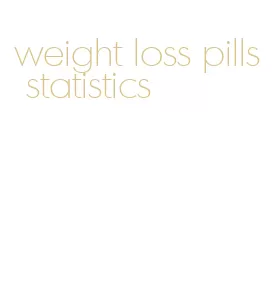 weight loss pills statistics