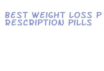 best weight loss prescription pills