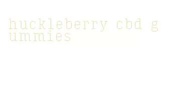 huckleberry cbd gummies