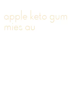 apple keto gummies au