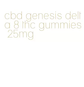 cbd genesis delta 8 thc gummies 25mg