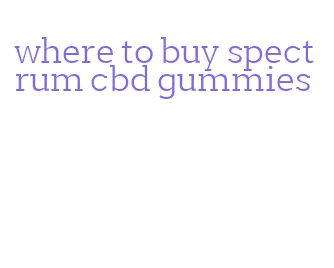 where to buy spectrum cbd gummies