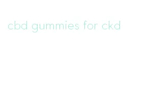 cbd gummies for ckd