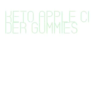 keto apple cider gummies