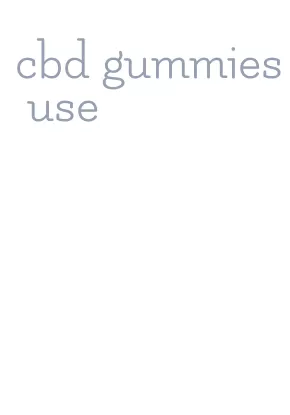 cbd gummies use