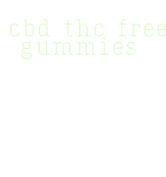 cbd thc free gummies