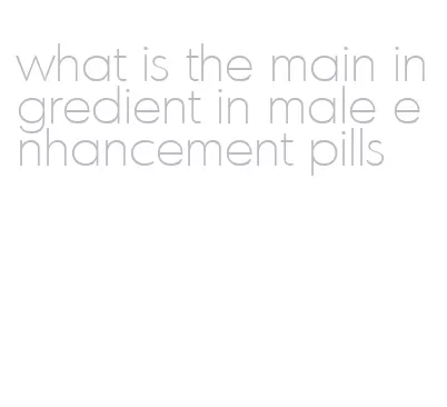 what is the main ingredient in male enhancement pills