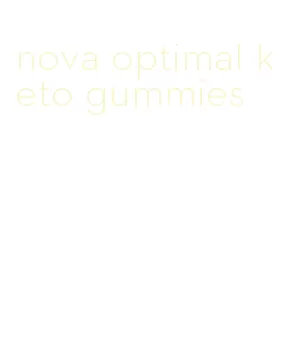 nova optimal keto gummies