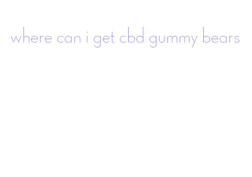 where can i get cbd gummy bears