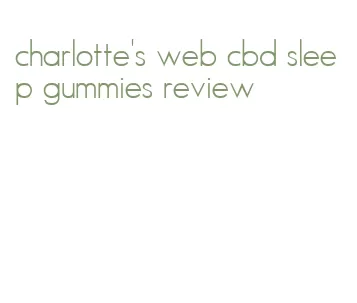 charlotte's web cbd sleep gummies review