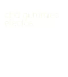 cbd gummies efectos