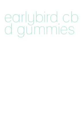 earlybird cbd gummies