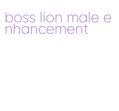 boss lion male enhancement
