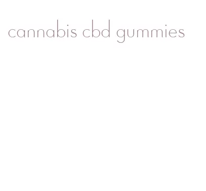cannabis cbd gummies