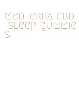 medterra cbd sleep gummies