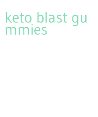keto blast gummies