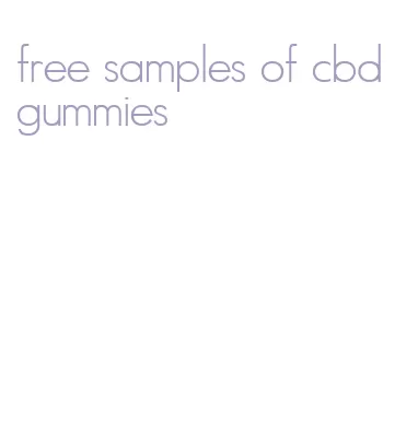 free samples of cbd gummies