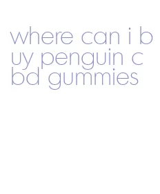 where can i buy penguin cbd gummies