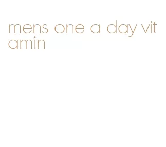 mens one a day vitamin