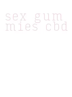 sex gummies cbd