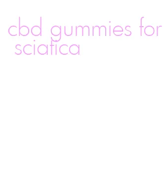 cbd gummies for sciatica
