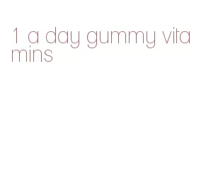 1 a day gummy vitamins