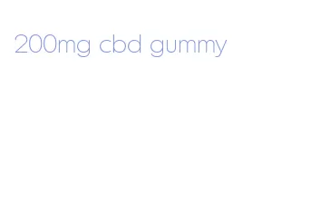 200mg cbd gummy