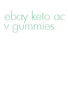 ebay keto acv gummies