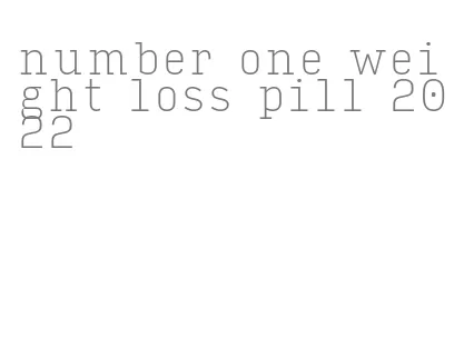 number one weight loss pill 2022