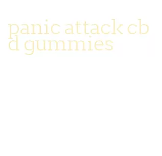 panic attack cbd gummies