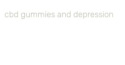 cbd gummies and depression