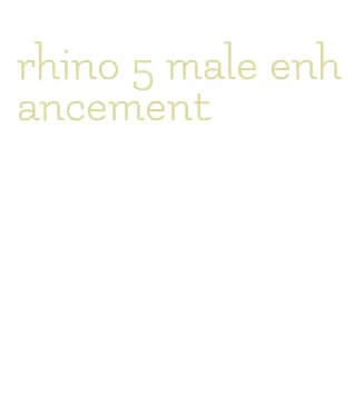rhino 5 male enhancement