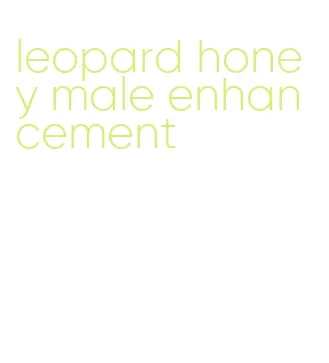 leopard honey male enhancement