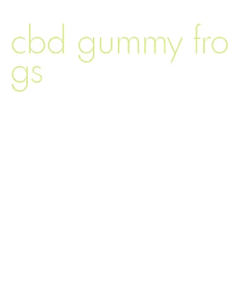cbd gummy frogs