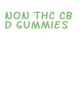 non thc cbd gummies