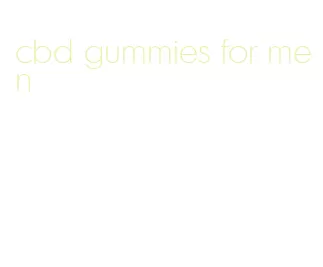 cbd gummies for men