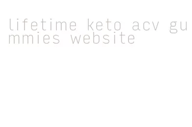 lifetime keto acv gummies website