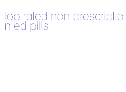 top rated non prescription ed pills