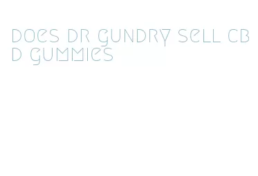 does dr gundry sell cbd gummies