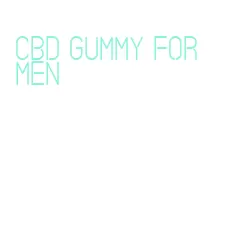 cbd gummy for men