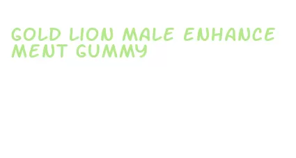 gold lion male enhancement gummy