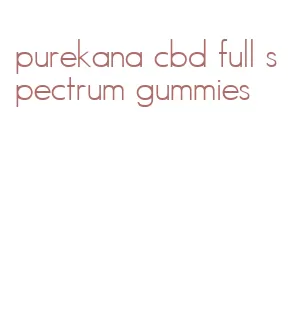 purekana cbd full spectrum gummies
