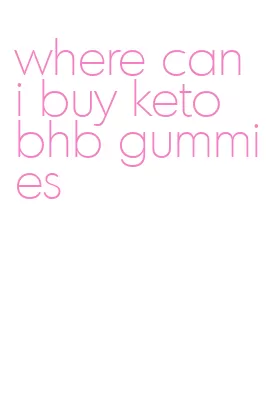 where can i buy keto bhb gummies