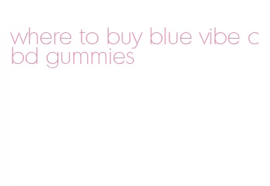 where to buy blue vibe cbd gummies