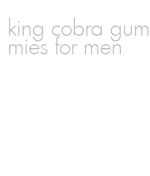 king cobra gummies for men