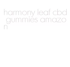 harmony leaf cbd gummies amazon