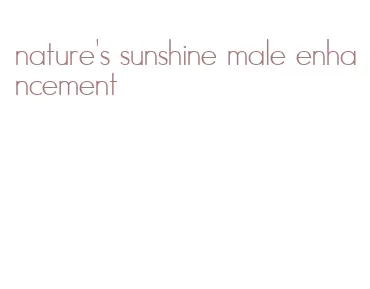 nature's sunshine male enhancement
