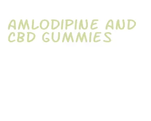 amlodipine and cbd gummies