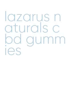lazarus naturals cbd gummies