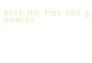 best thc free cbd gummies